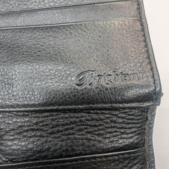 Brighton crossbody bag Black With Silver Heart Clasp size Approx 7 " X 5" - Picture 8 of 14